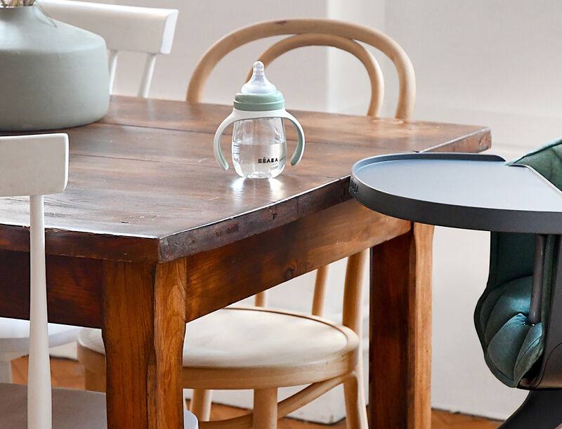 Beaba 2 in 1 Bottle, Green - Image 2