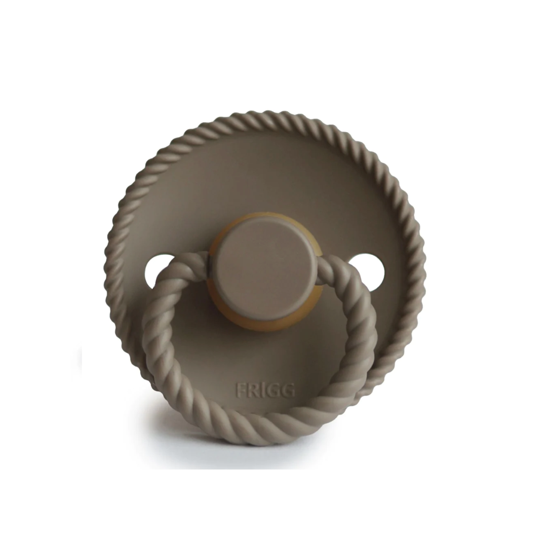 Frigg Latex Pacifier, Rope Portobello