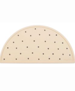 Mushie Silicone Place Mat, Black Daisy