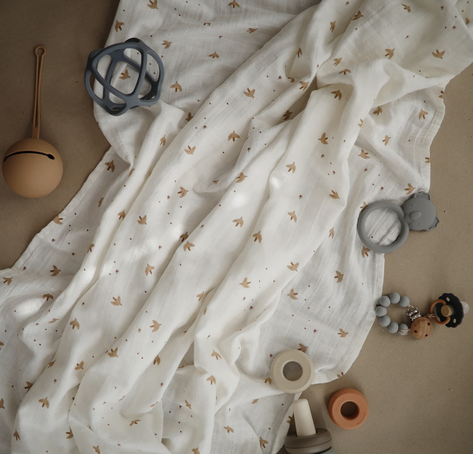 Mushie Մուսլինե Ծածկոց, Sparrow - Image 3