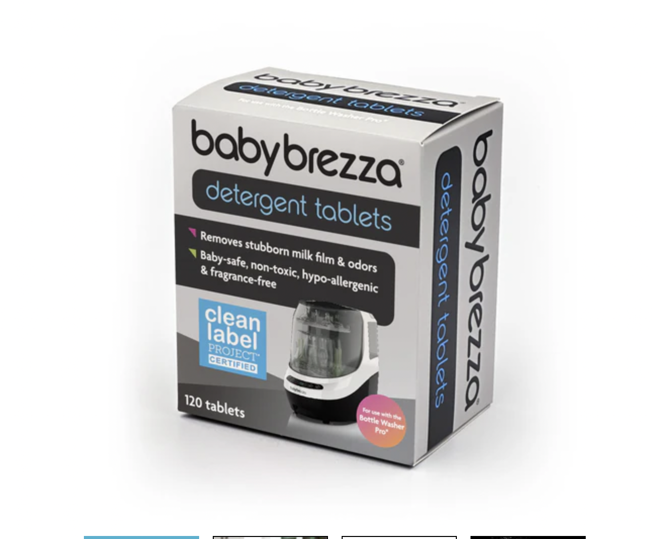 Babybrezza Detergent Tablets For Bottle Washer Pro 120 Tablets