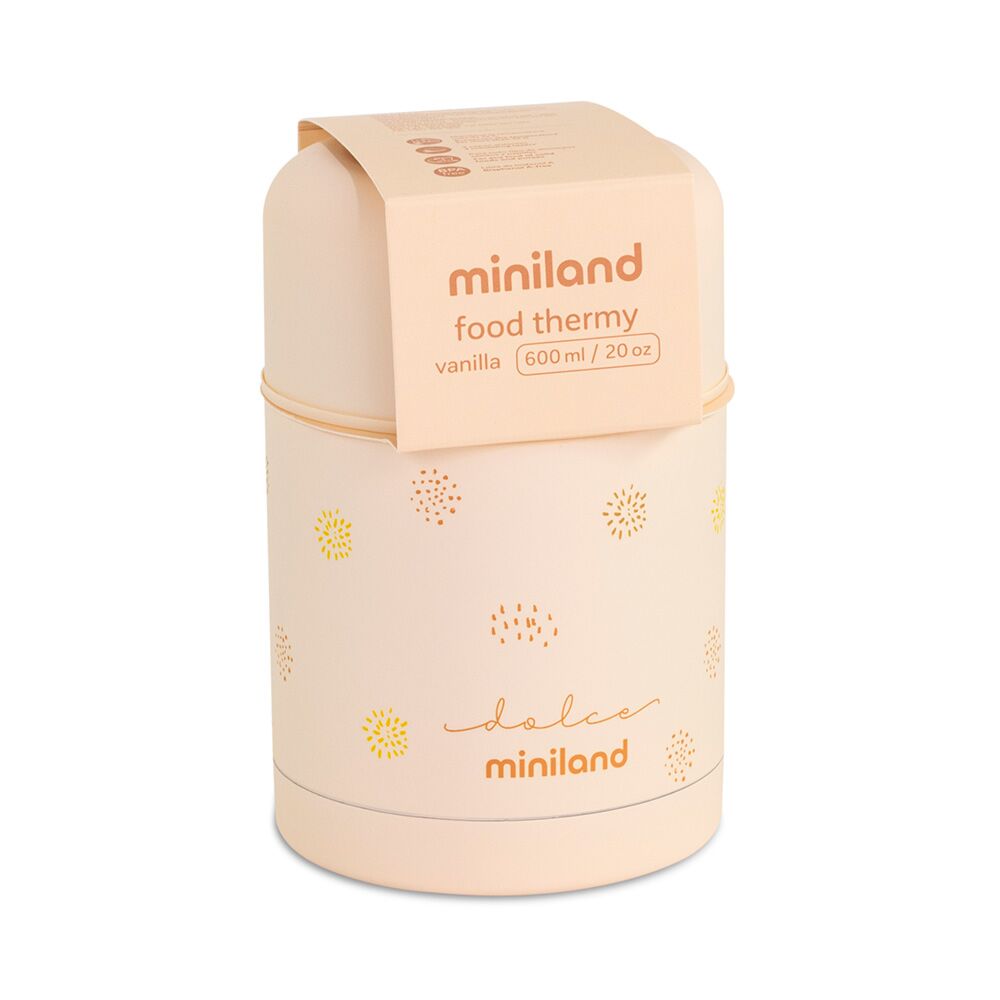 Miniland Food Thermos 600 ml, Vanilla - Image 2