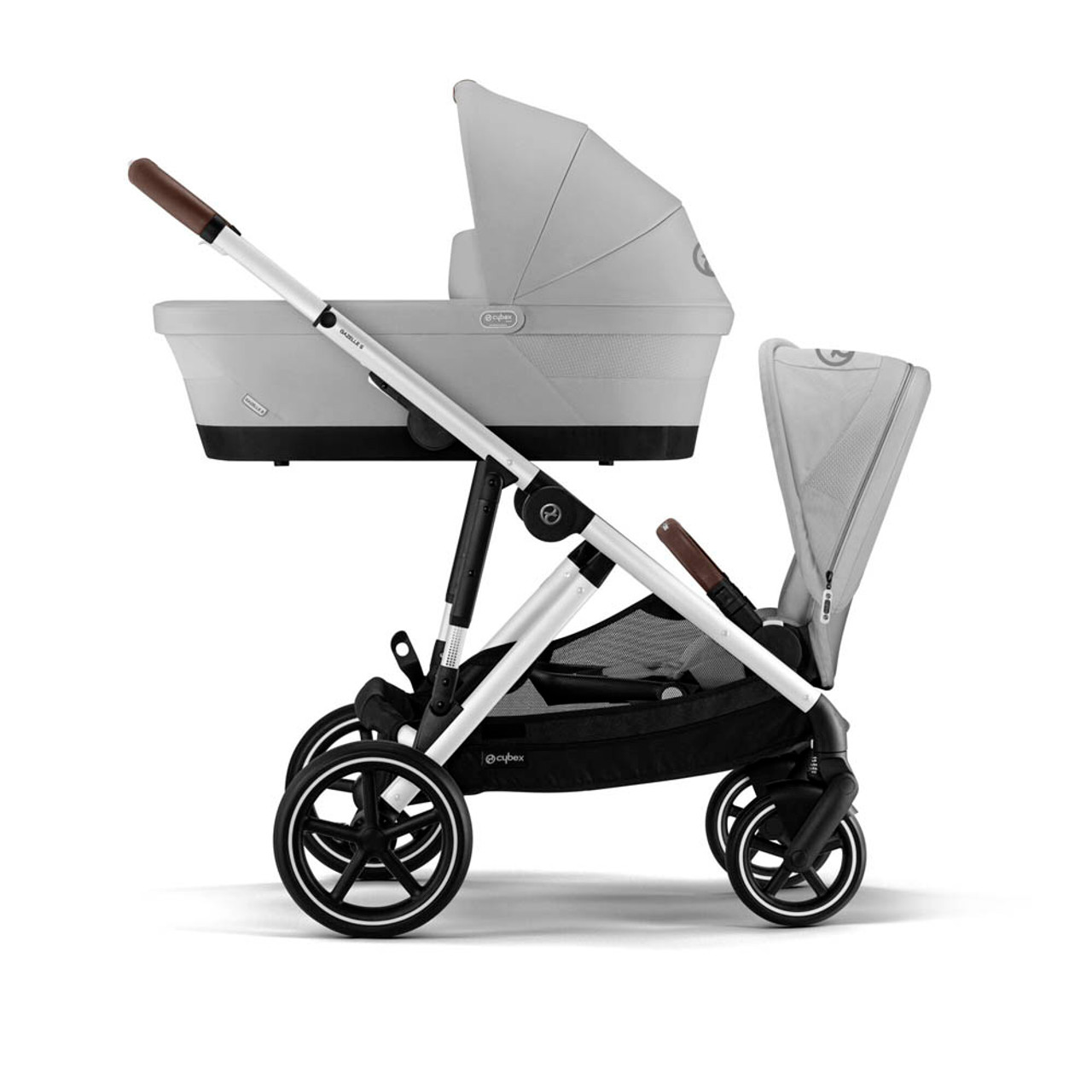 Cybex Gazelle S Duo Stroller  Stone Grey - Image 3