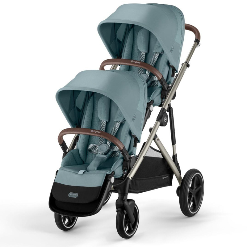 Cybex Gazelle S Duo Stroller, Stormy Blue - Image 4