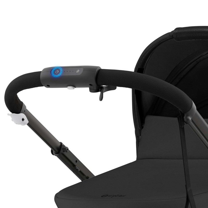 Cybex eGazelle Duo Stroller  Moon Black - Image 5