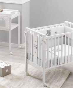 Erbesi Mini Mally Օրորոց , Beige - White