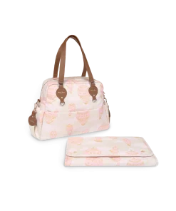 Atelier Choux Changing Bag - Hot Air Ballons, Jacquard Pink