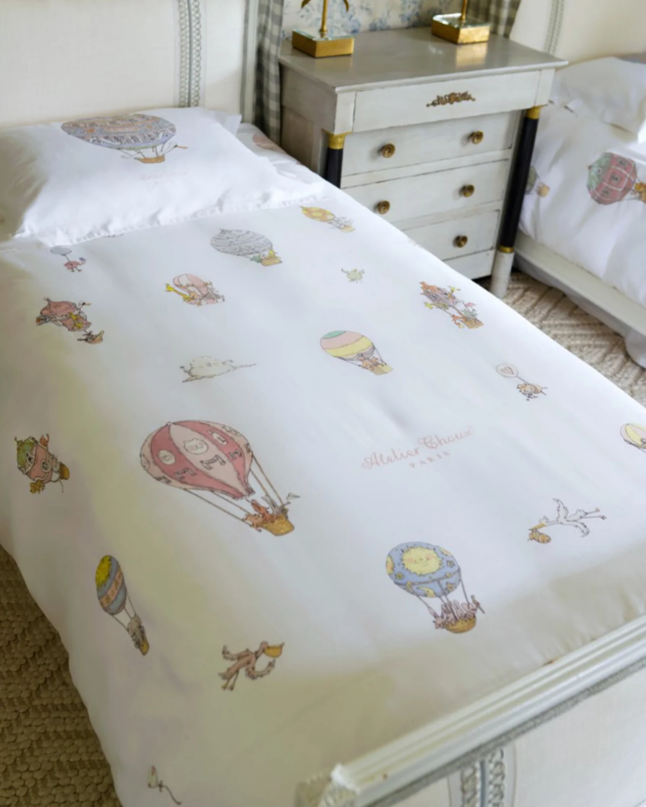 Atelier Choux Single Bed Pillow Cover - Hot Air Balloons - Image 4