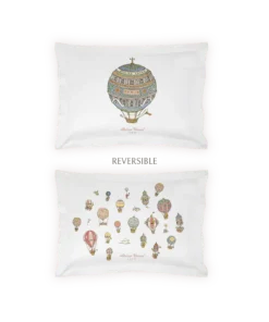 Atelier Choux Single Bed Pillow Cover - Hot Air Balloons