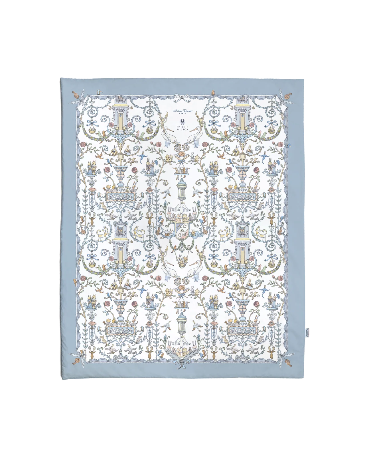 Atelier Choux & Caitlin Wilson Reversible Quilt , Toile de Jouy - Image 2