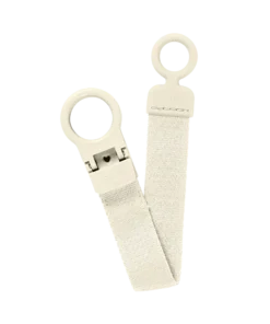 Bibs Pacifier Clip Loop, Ivory