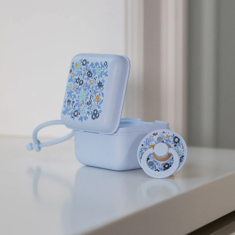 Bibs Pacifier Box , Chamomile Lawn-Baby Blue - Image 3