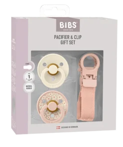 Bibs Նվեր Հավաքածու, Clip Blush 0+