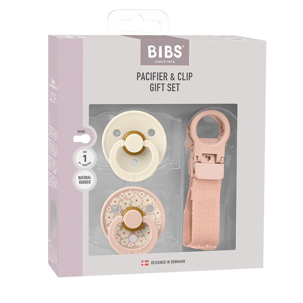 Bibs Նվեր Հավաքածու, Clip Blush 0+