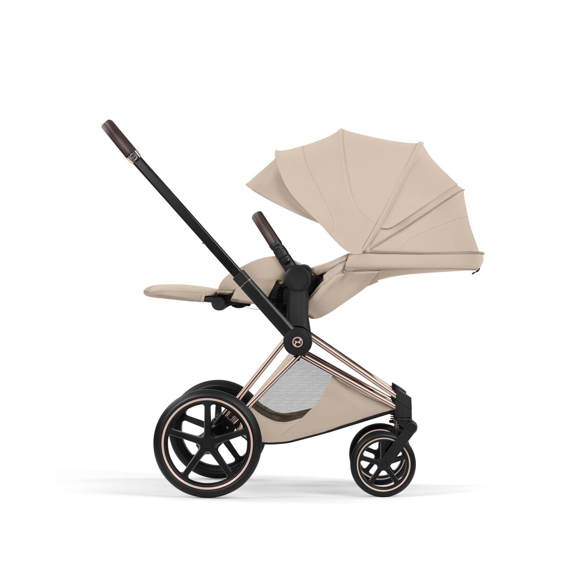 Cybex Priam Style Collection V Stroller 2in1, Cozy Beige - Image 6