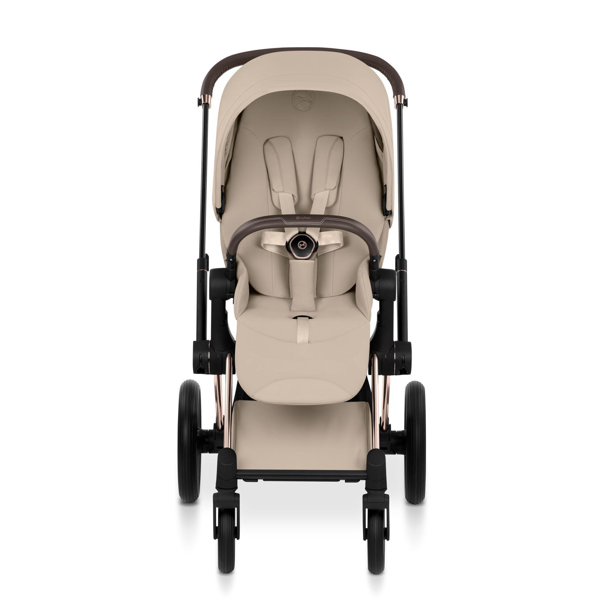 Cybex Priam Style Collection V Stroller 2in1, Cozy Beige - Image 4