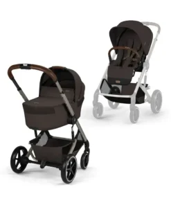 Cybex Balios S Lux 2-ը 1-ում Մանկասայլակ 2026, Chocolate Brown