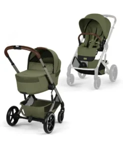 Cybex Balios S Lux 2-ը 1-ում Մանկասայլակ 2026, Moss Green