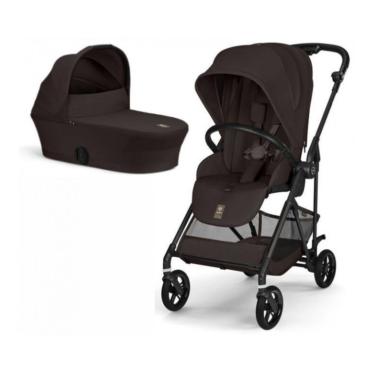 Cybex Melio 2-ը 1-ում Մանկասայլակ, Chocolate Brown