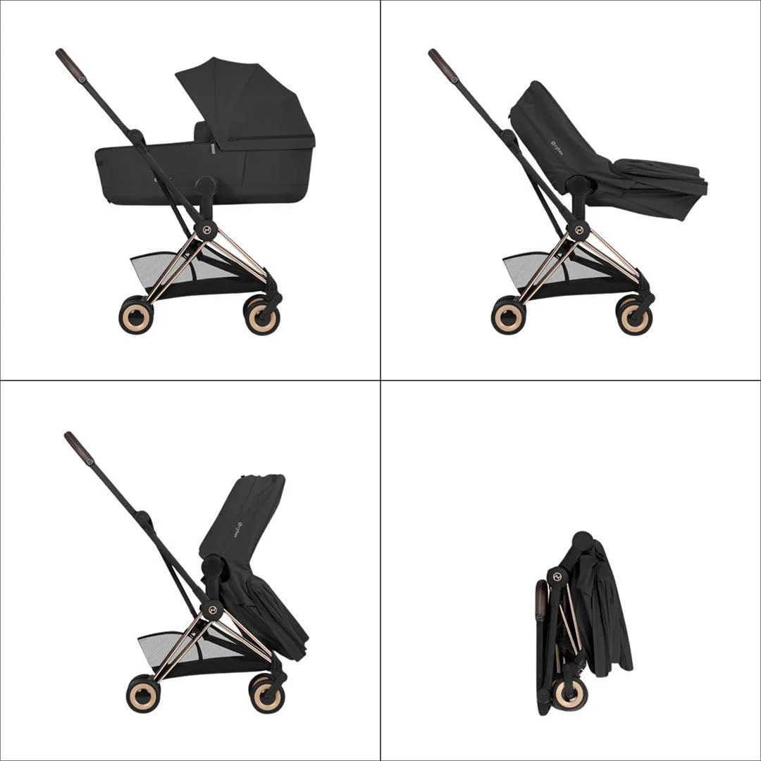 Cybex Coya 2-ը 1-ում Մանկասայլակ, Sepia Black - Image 12