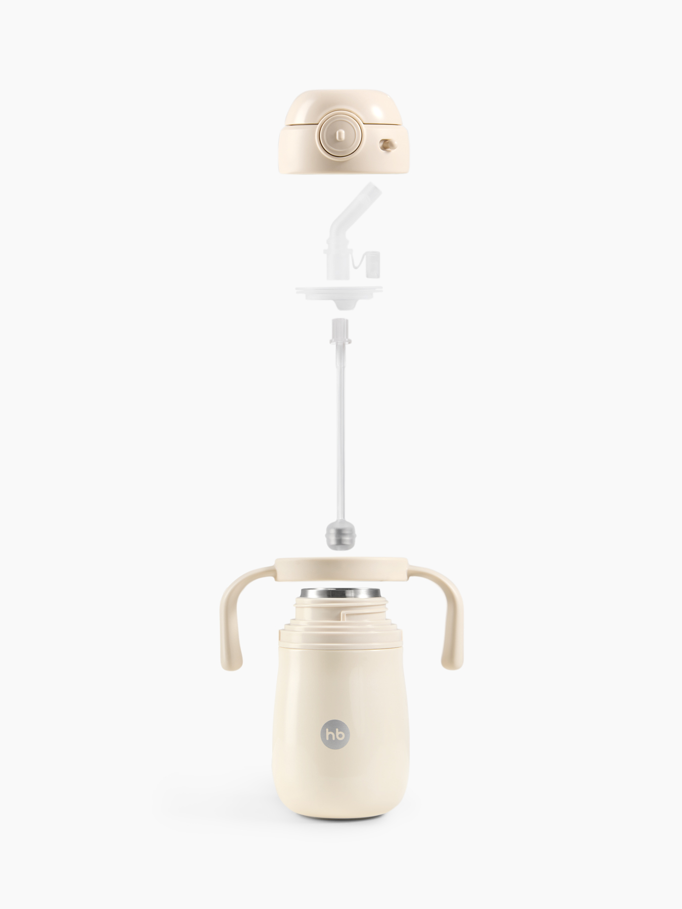 Happy Baby Թերմո Բաժակ, 300 մլ, Cream - Image 3