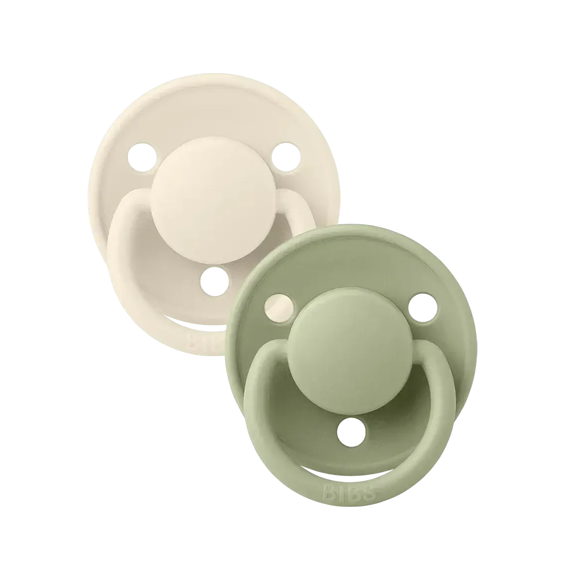 Bibs Լատեքսային Ծծակներ 2 Pack Glow - Ivory/Sage
