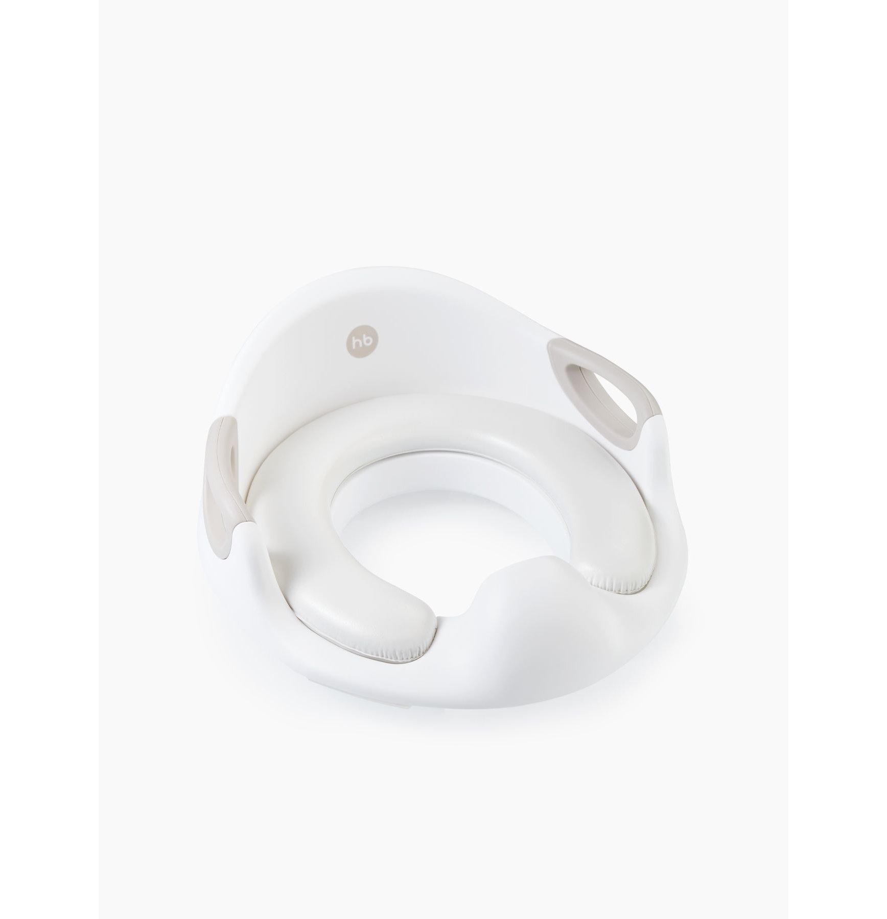 Happy Baby BONUS Toilet Training Seat with Handles, Warm Grey