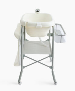 Alternative view of Happy Baby Changing Table with Baby Bathtub, White & Grey