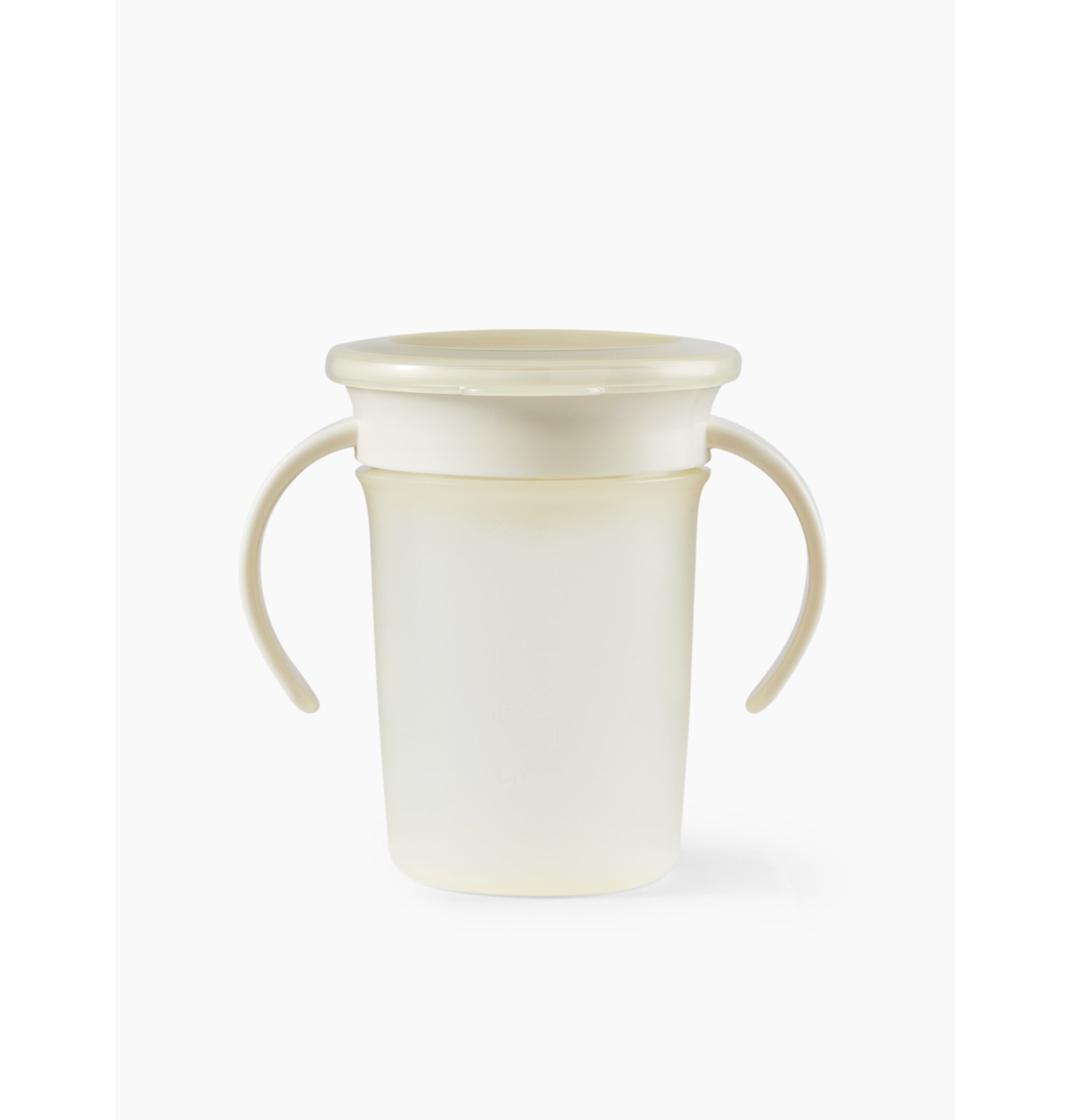 Happy Baby Training Cup with Handles, 220 ml, Cream