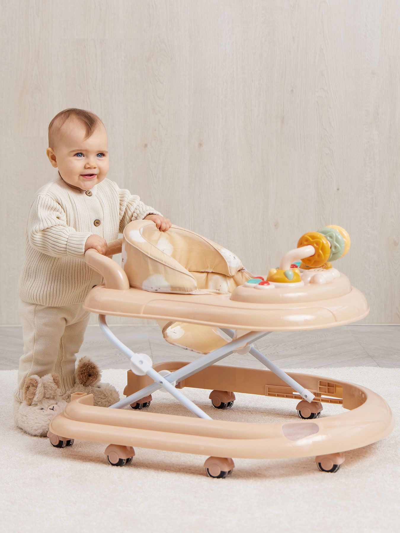 Happy Baby Մանկական Քայլակ, Beige - Image 5