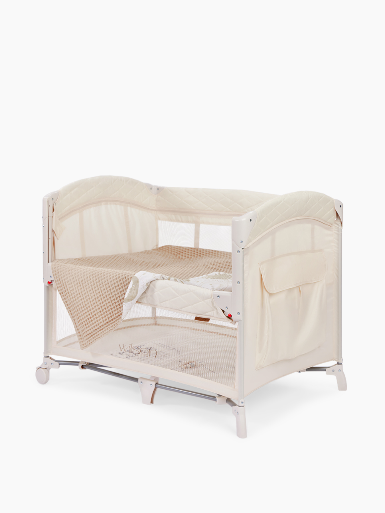 Happy Baby WILSON Ծալվող Մանեժ-Մահճակալ, Cream - Image 4